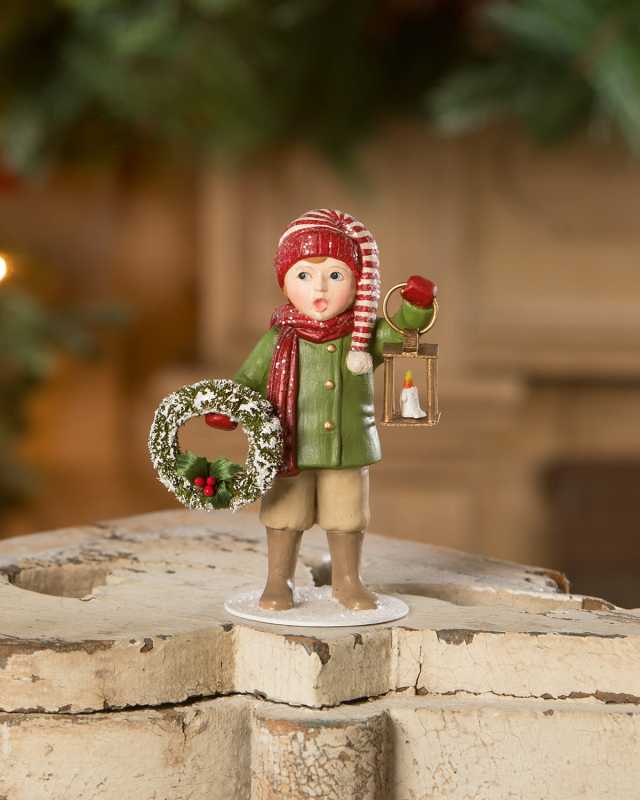 Christmas Caroling Louis With Lantern